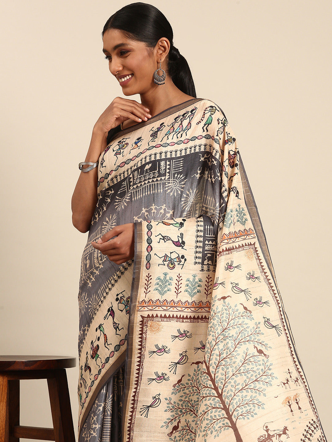 Contemporary Cotton Saree | Designer Printed Elegance for Women