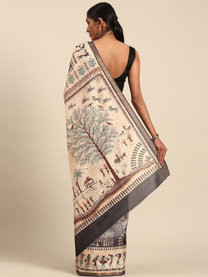 Contemporary Cotton Saree | Designer Printed Elegance for Women