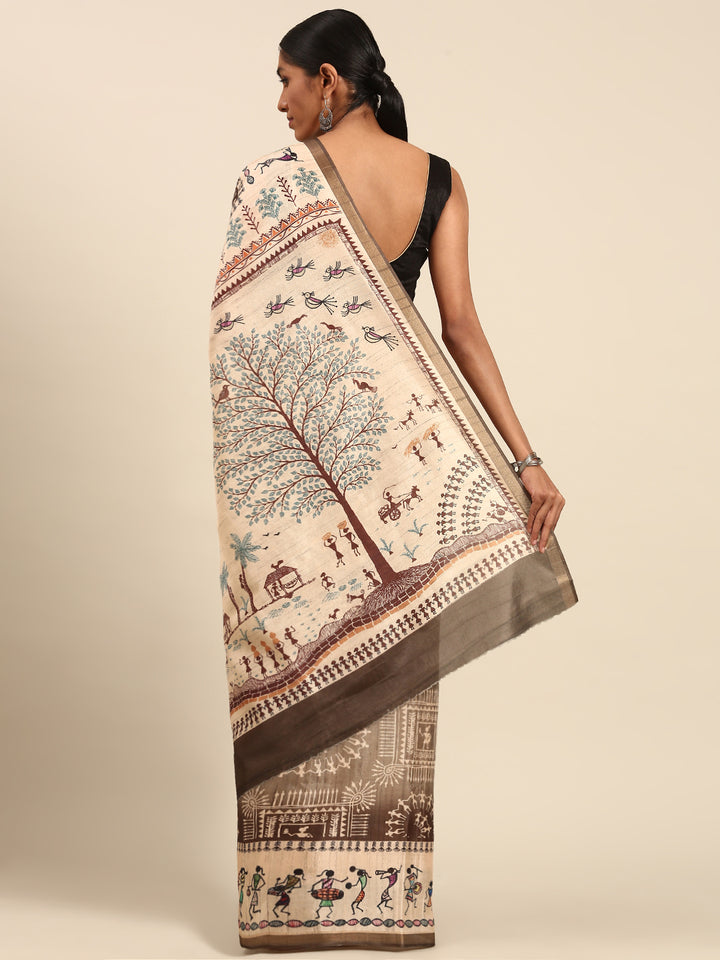 Contemporary Cotton Saree | Designer Printed Elegance for Women