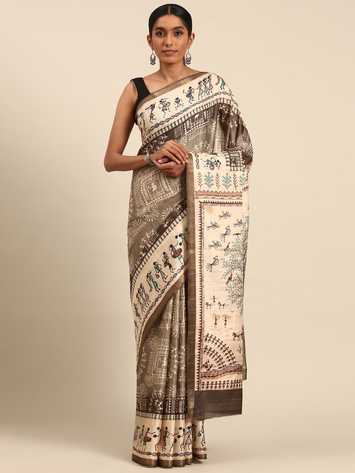 Contemporary Cotton Saree | Designer Printed Elegance for Women