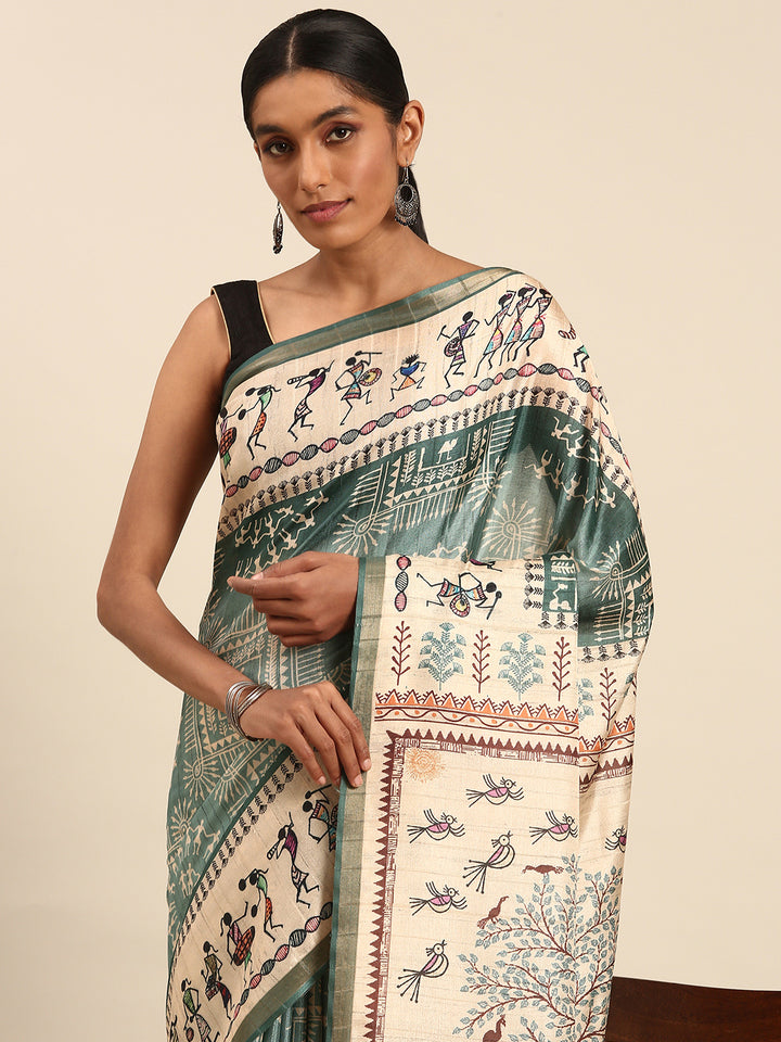 Contemporary Cotton Saree | Designer Printed Elegance for Women