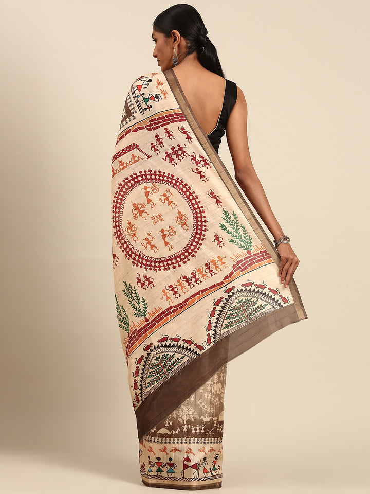 Premium Cotton Saree | Soft Fabric with Artistic Designer Prints
