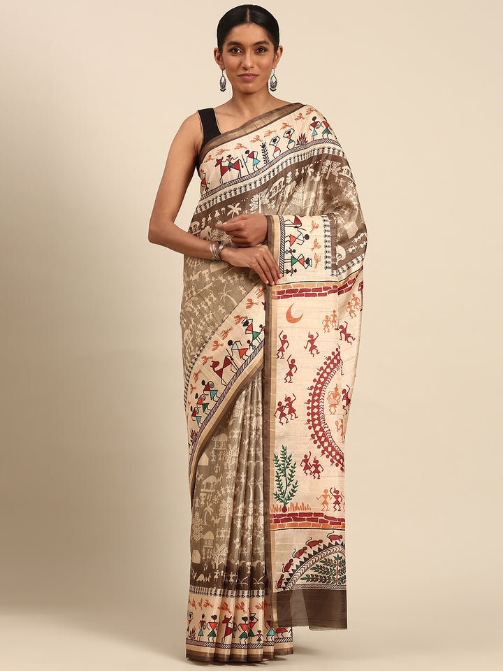 Premium Cotton Saree | Soft Fabric with Artistic Designer Prints