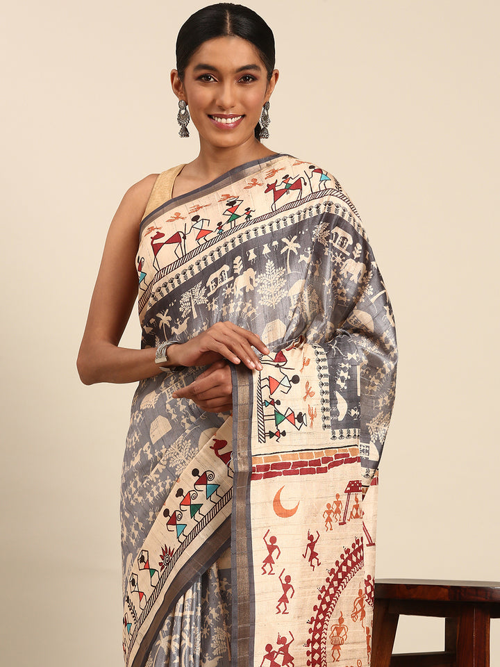 Premium Cotton Saree | Soft Fabric with Artistic Designer Prints