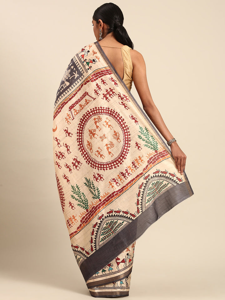 Premium Cotton Saree | Soft Fabric with Artistic Designer Prints