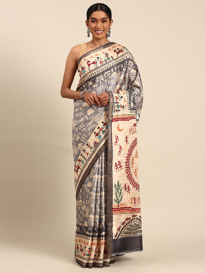 Premium Cotton Saree | Soft Fabric with Artistic Designer Prints