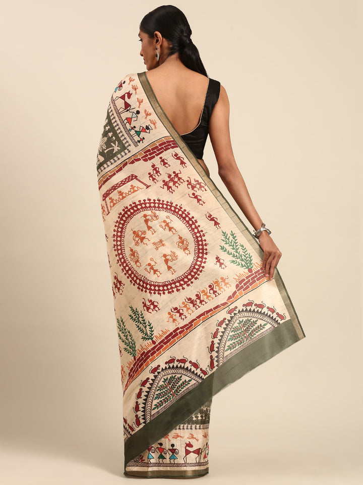 Premium Cotton Saree | Soft Fabric with Artistic Designer Prints