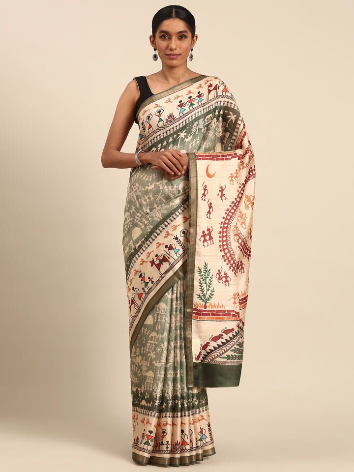 Premium Cotton Saree | Soft Fabric with Artistic Designer Prints
