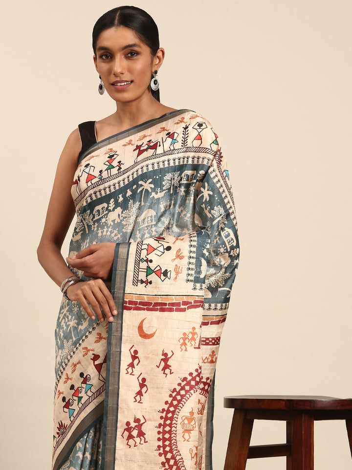 Premium Cotton Saree | Soft Fabric with Artistic Designer Prints