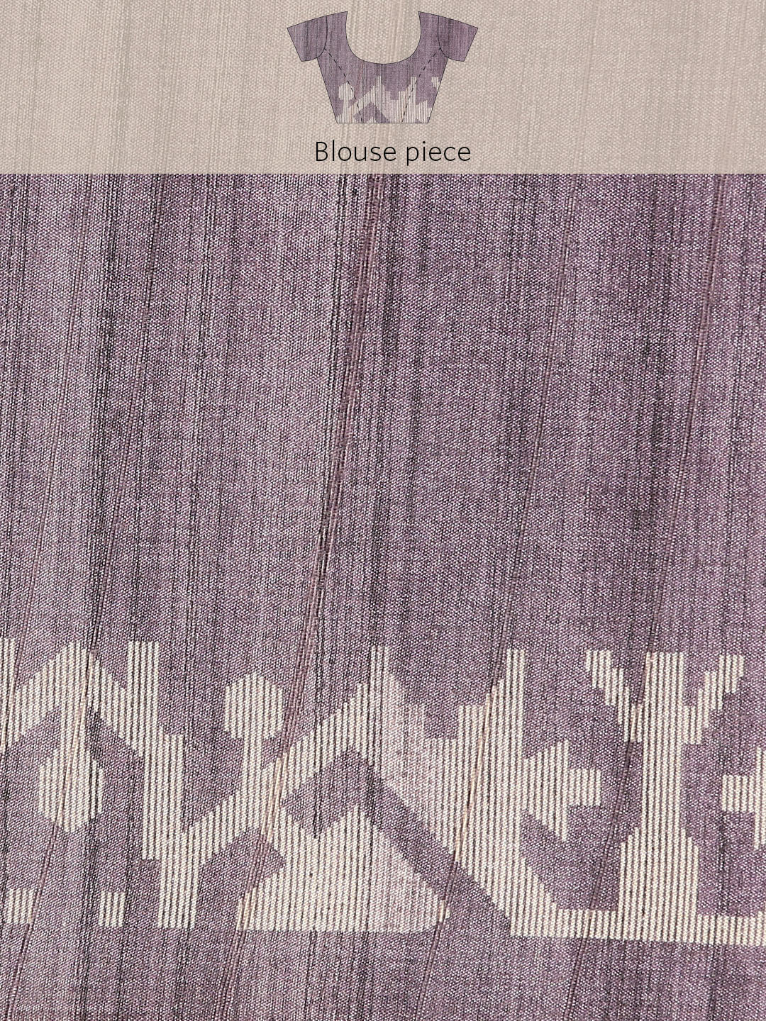 Designer Printed Saree | Purple Cotton Saree for Traditional Occasions
