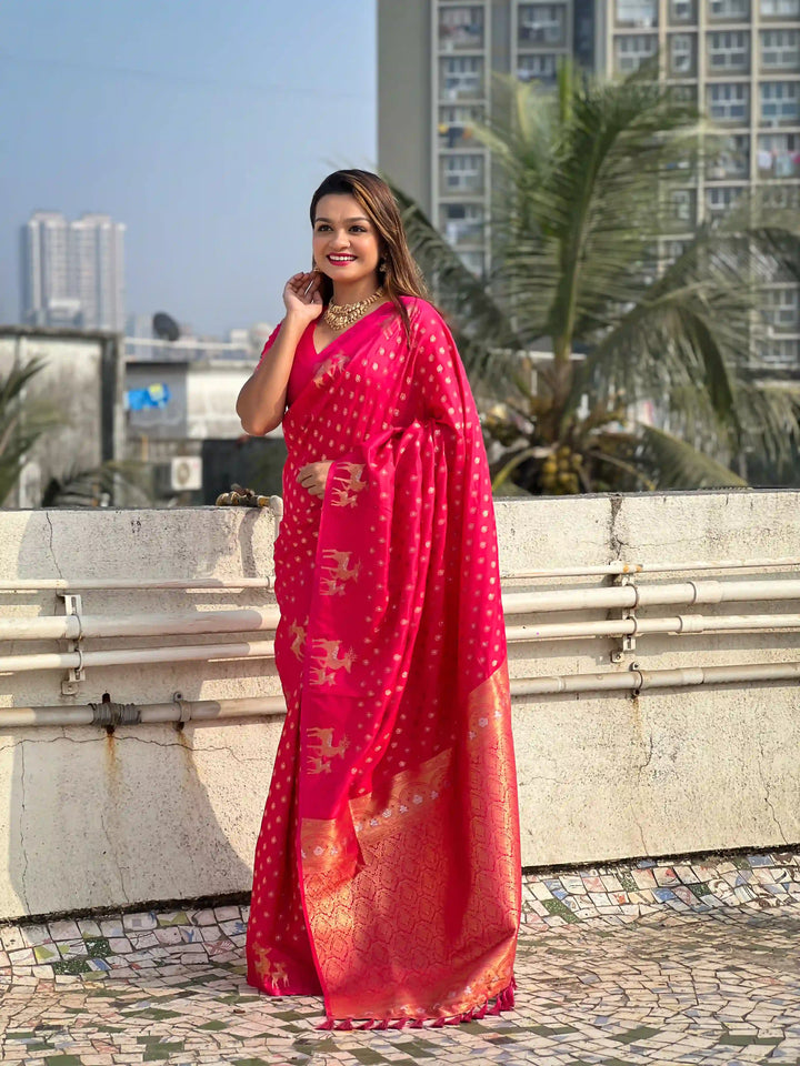 Premium Soft Silk Saree | Intricate Weaving & Royal Appeal