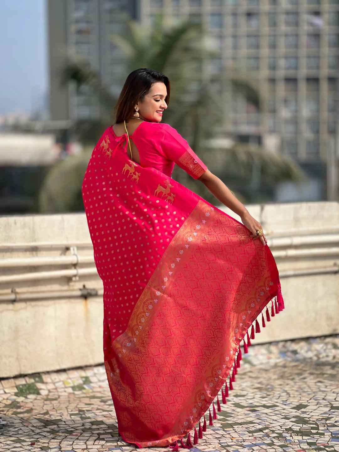 Premium Soft Silk Saree | Intricate Weaving & Royal Appeal