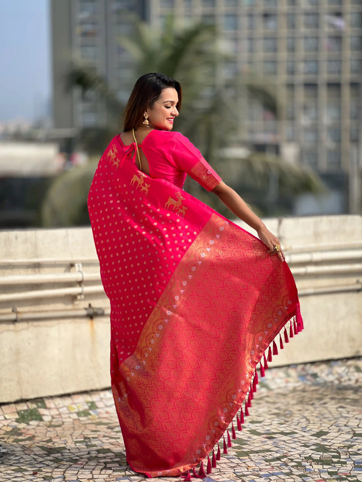 Premium Soft Silk Saree | Intricate Weaving & Royal Appeal