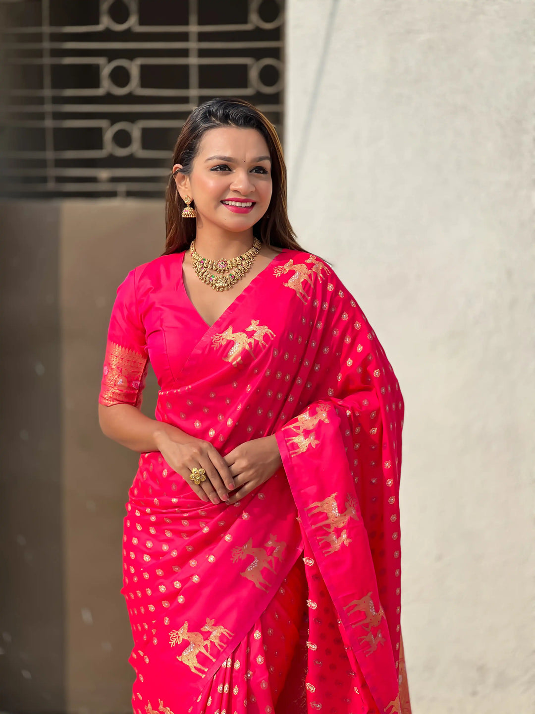 Premium Soft Silk Saree | Intricate Weaving & Royal Appeal