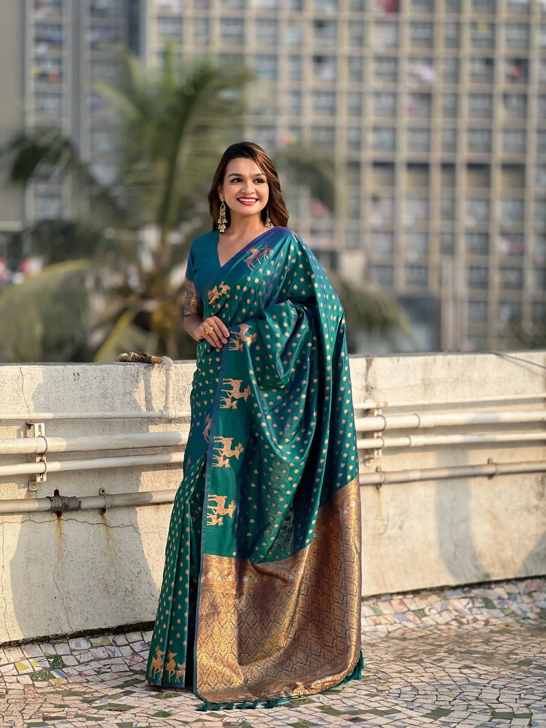 Premium Soft Silk Saree | Intricate Weaving & Royal Appeal