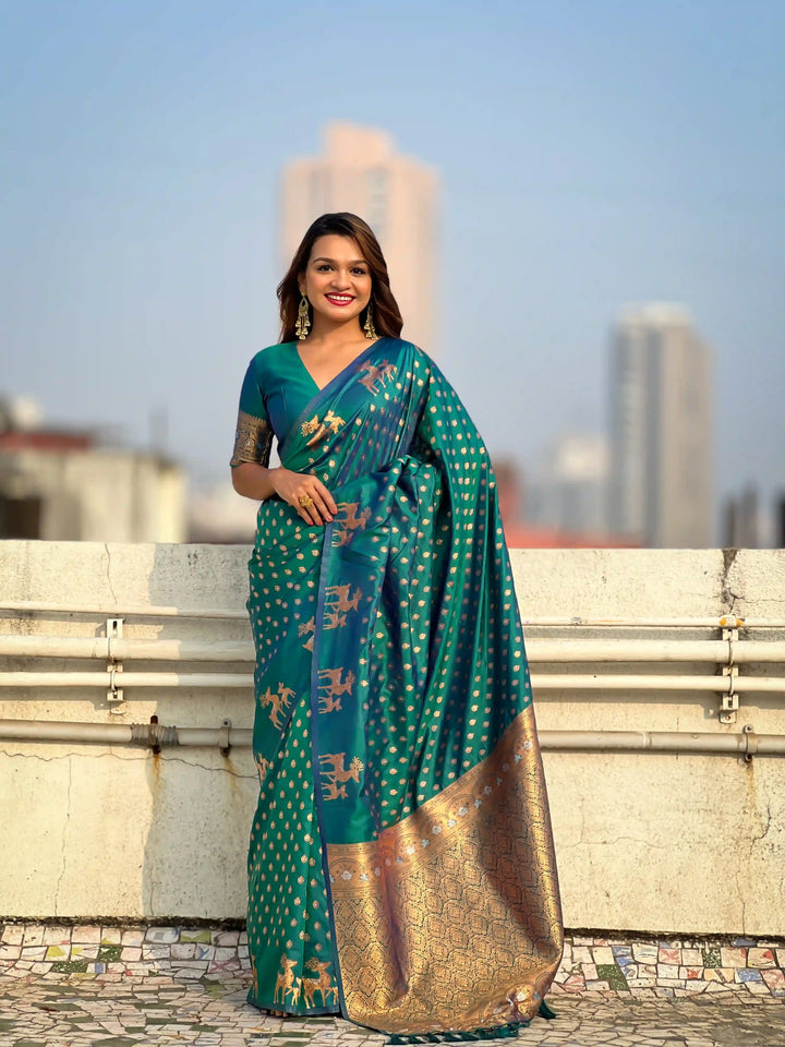 Premium Soft Silk Saree | Intricate Weaving & Royal Appeal