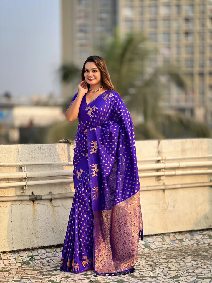 Premium Soft Silk Saree | Intricate Weaving & Royal Appeal