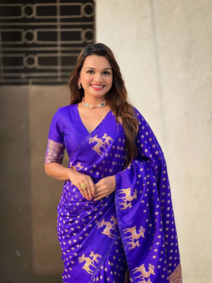 Premium Soft Silk Saree | Intricate Weaving & Royal Appeal