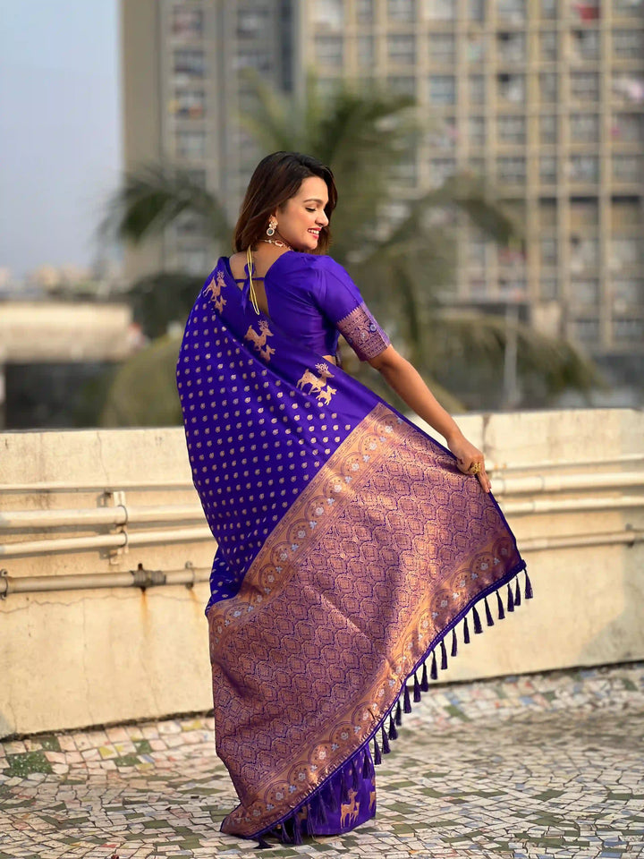 Premium Soft Silk Saree | Intricate Weaving & Royal Appeal