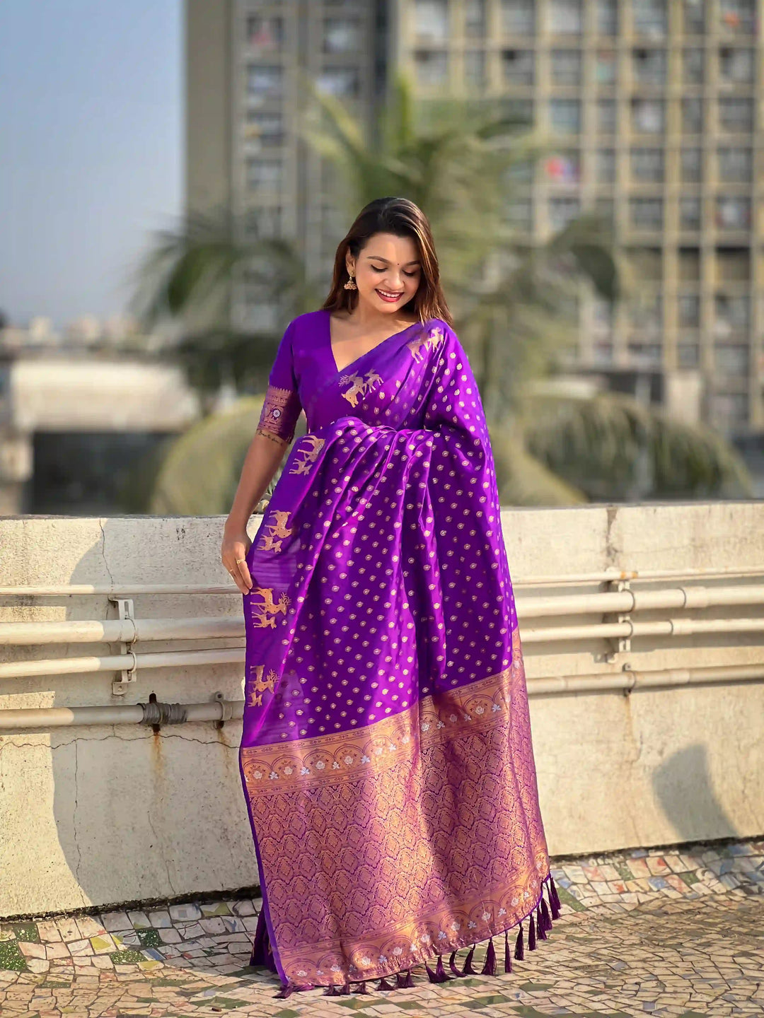 Premium Soft Silk Saree | Intricate Weaving & Royal Appeal