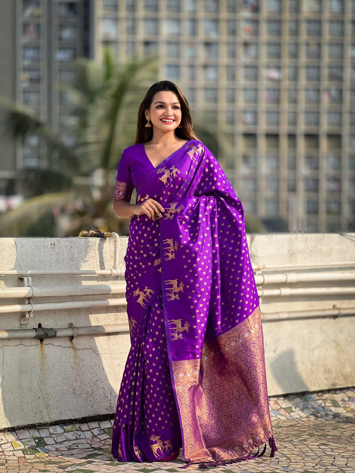 Premium Soft Silk Saree | Intricate Weaving & Royal Appeal