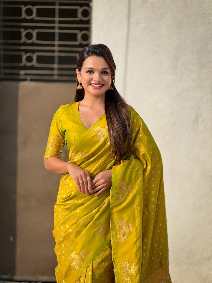 Premium Soft Silk Saree | Intricate Weaving & Royal Appeal
