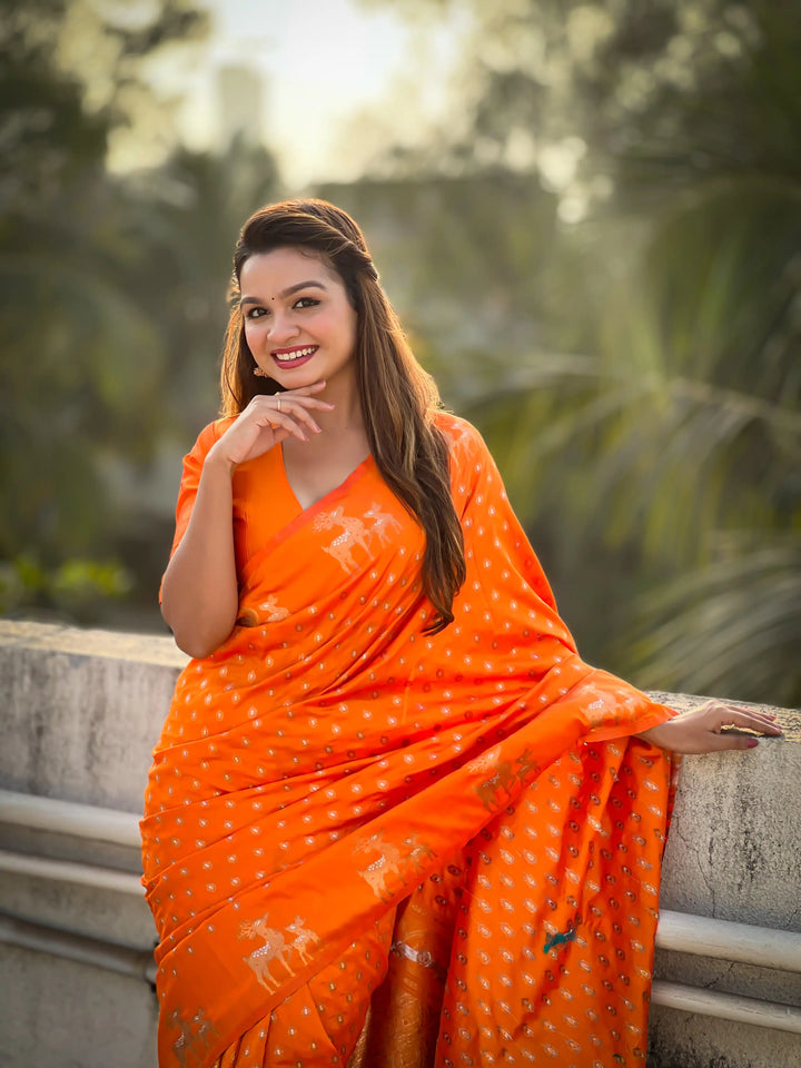 Premium Soft Silk Saree | Intricate Weaving & Royal Appeal
