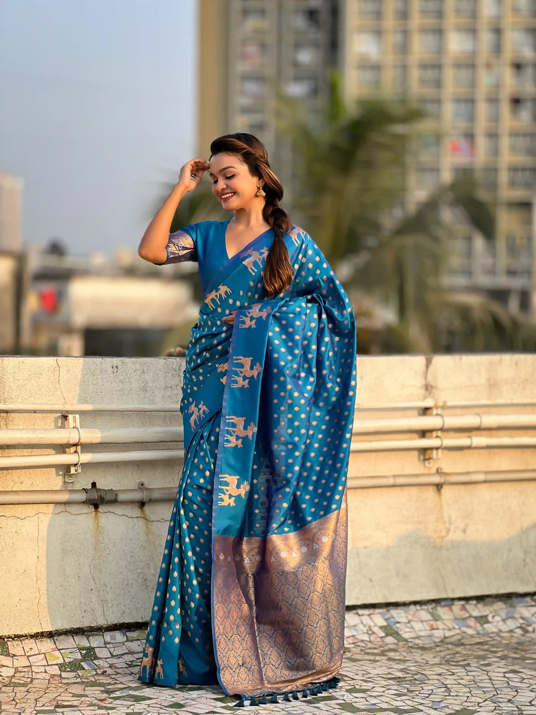 Premium Soft Silk Saree | Intricate Weaving & Royal Appeal