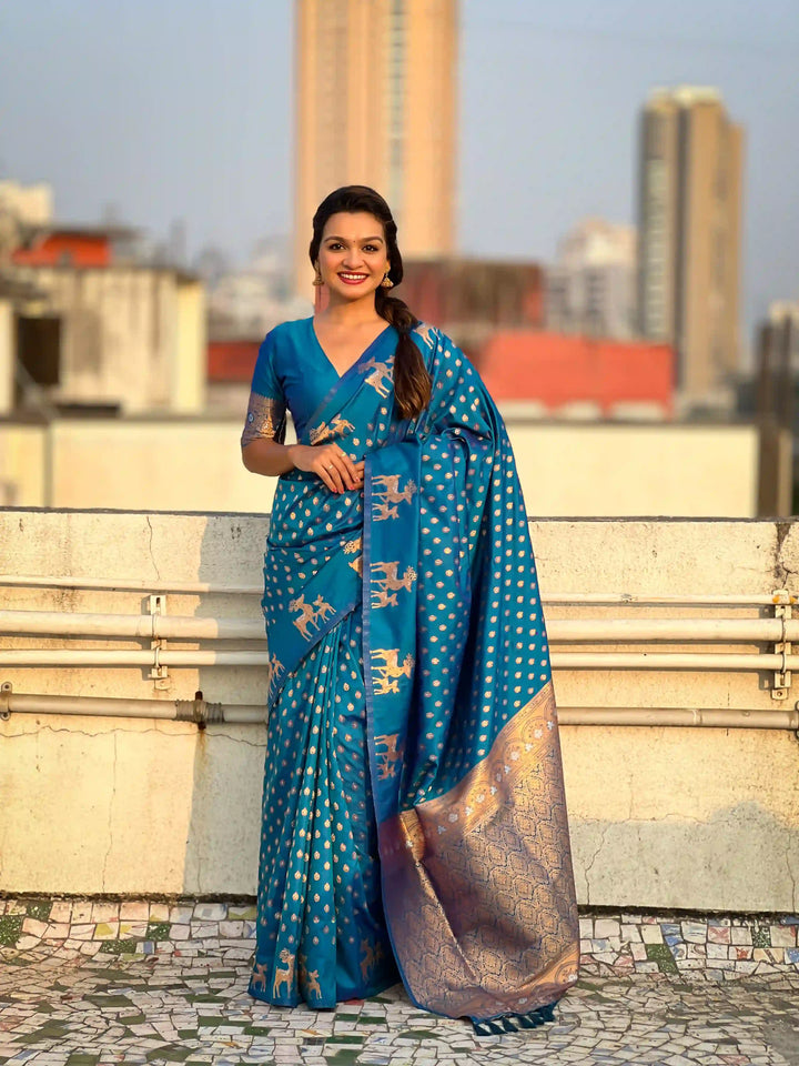 Premium Soft Silk Saree | Intricate Weaving & Royal Appeal