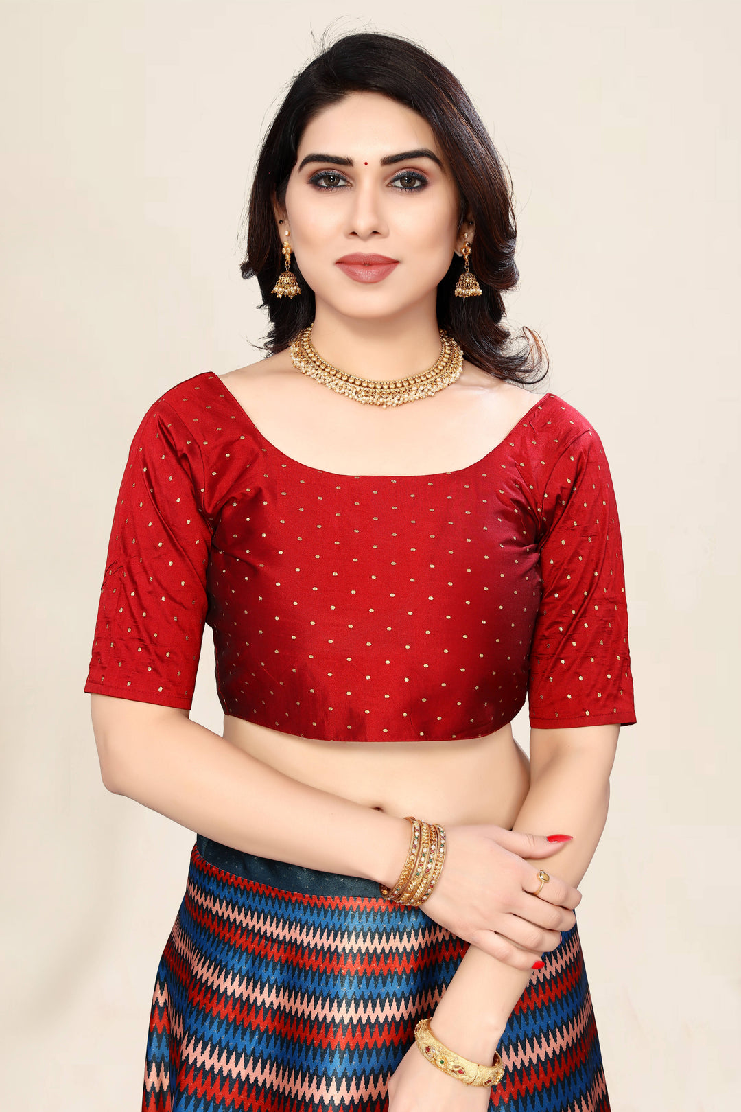Premium Ethnic Lehenga | Multicolor Silk, Satin & Assam Silk Set