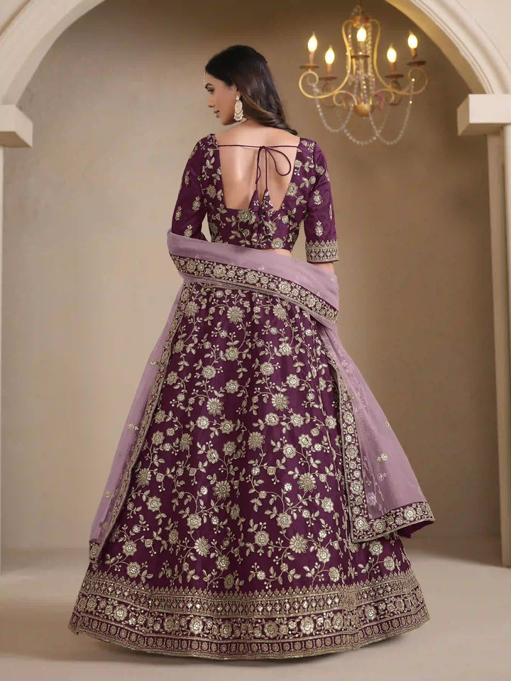 Ethnic Party Wear Lehenga | Beautifully Embroidered Art Silk Choli Set
