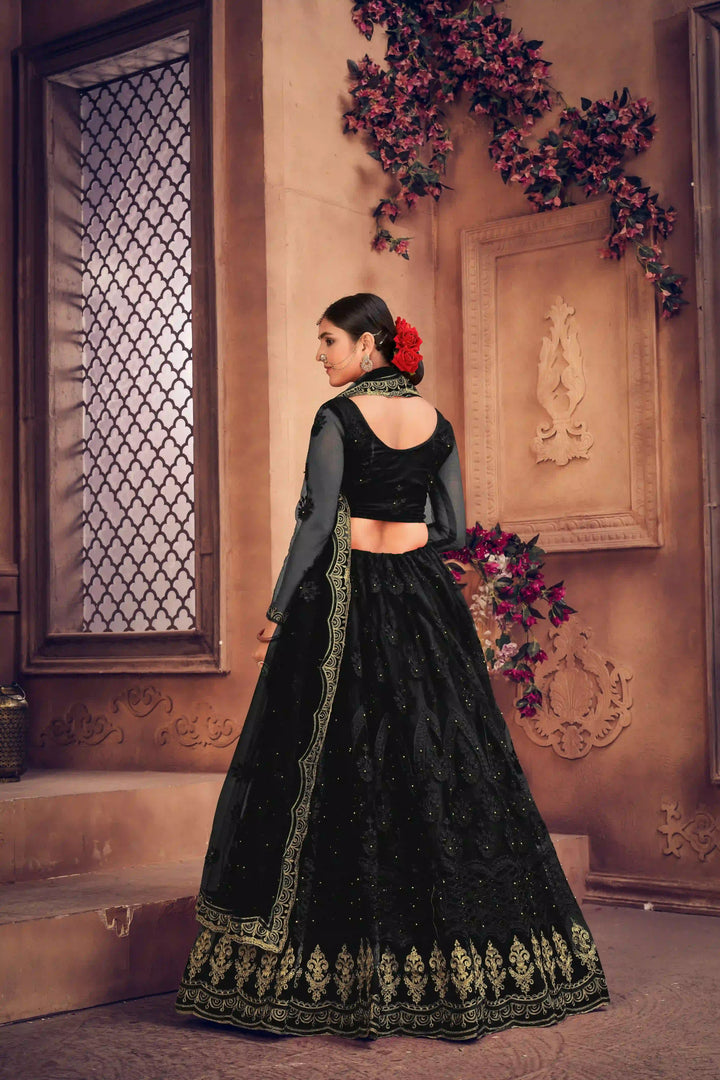 Net Lehenga Choli Elegant Embroidery Work | Festive & Wedding Outfit