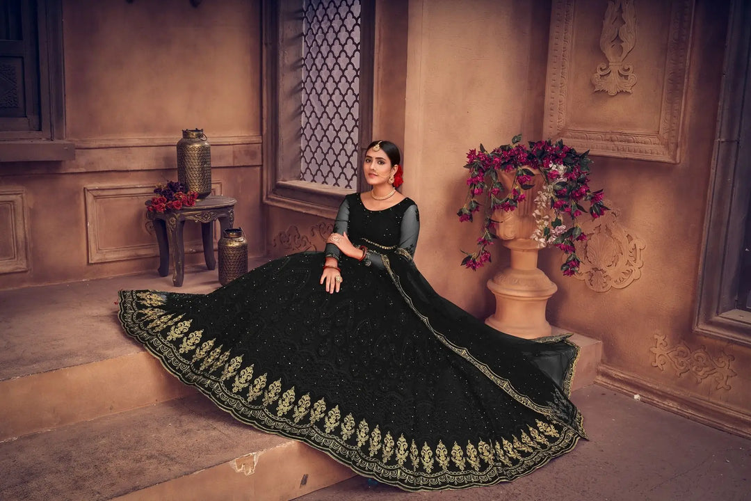 Net Lehenga Choli Elegant Embroidery Work | Festive & Wedding Outfit