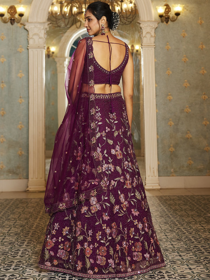Fancy Net Lehenga Choli | Premium Designer Wear for Weddings