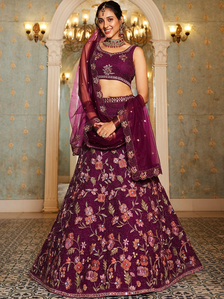 Fancy Net Lehenga Choli | Premium Designer Wear for Weddings