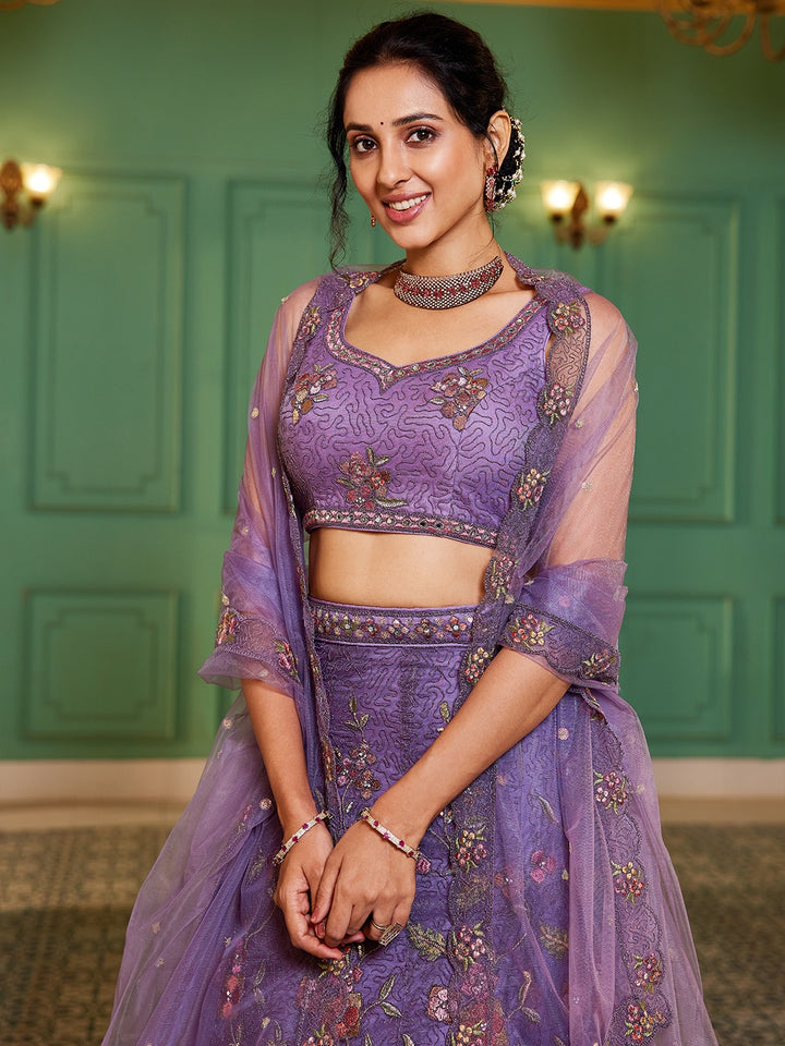 Fancy Net Lehenga Choli | Premium Designer Wear for Weddings