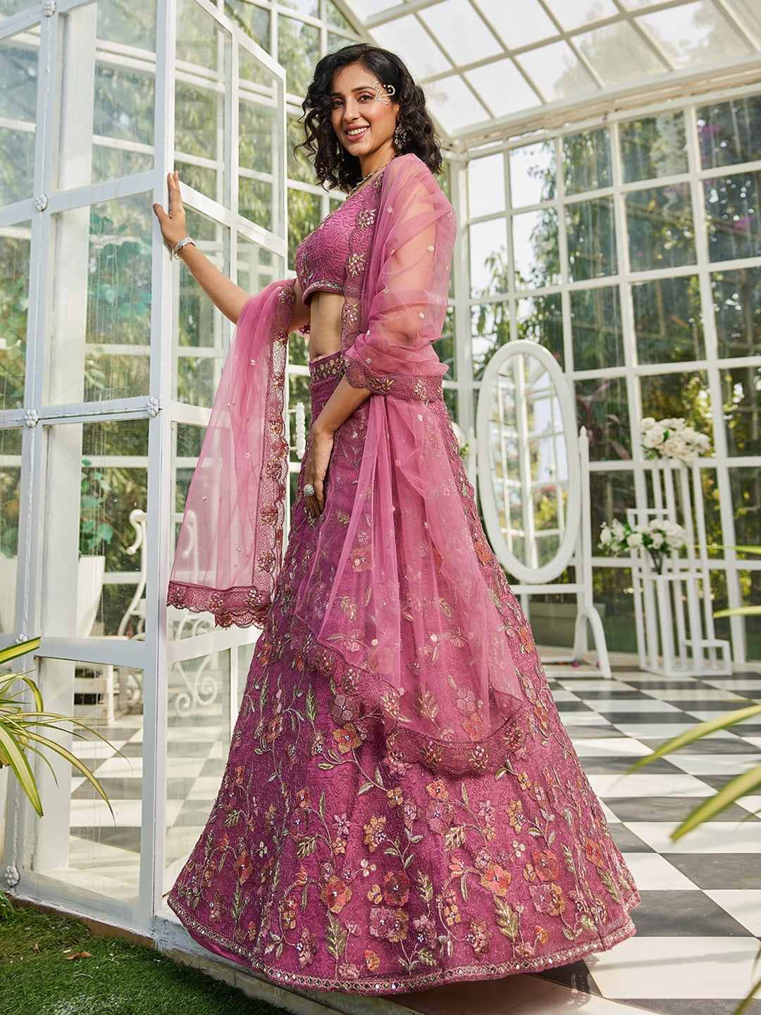 Fancy Net Lehenga Choli | Premium Designer Wear for Weddings
