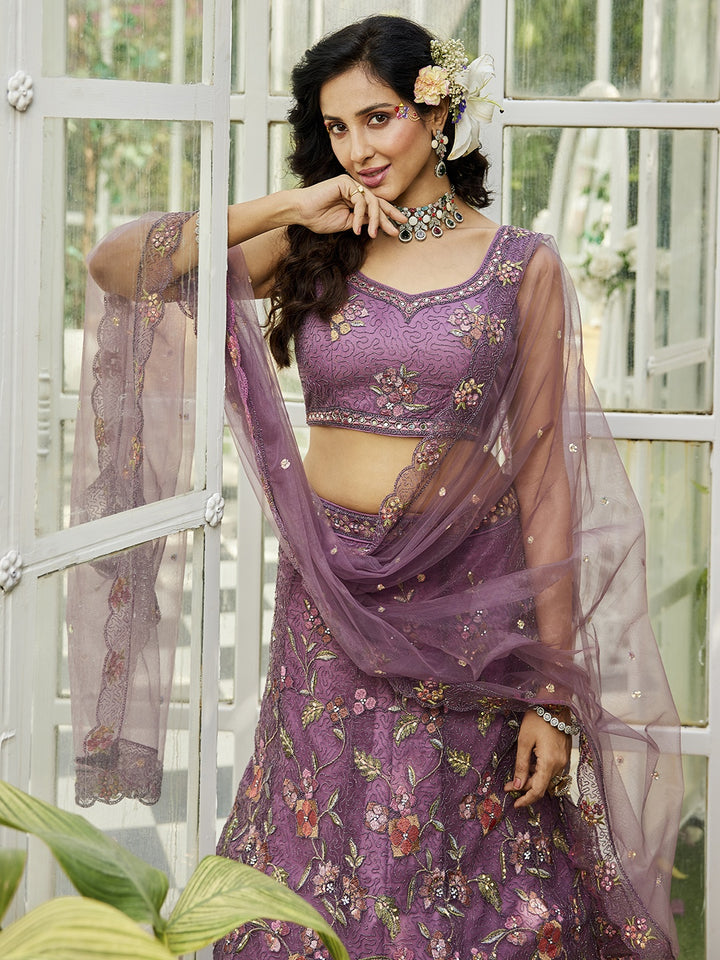 Fancy Net Lehenga Choli | Premium Designer Wear for Weddings