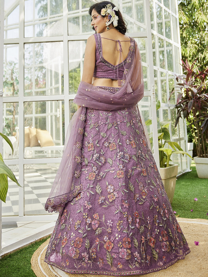 Fancy Net Lehenga Choli | Premium Designer Wear for Weddings