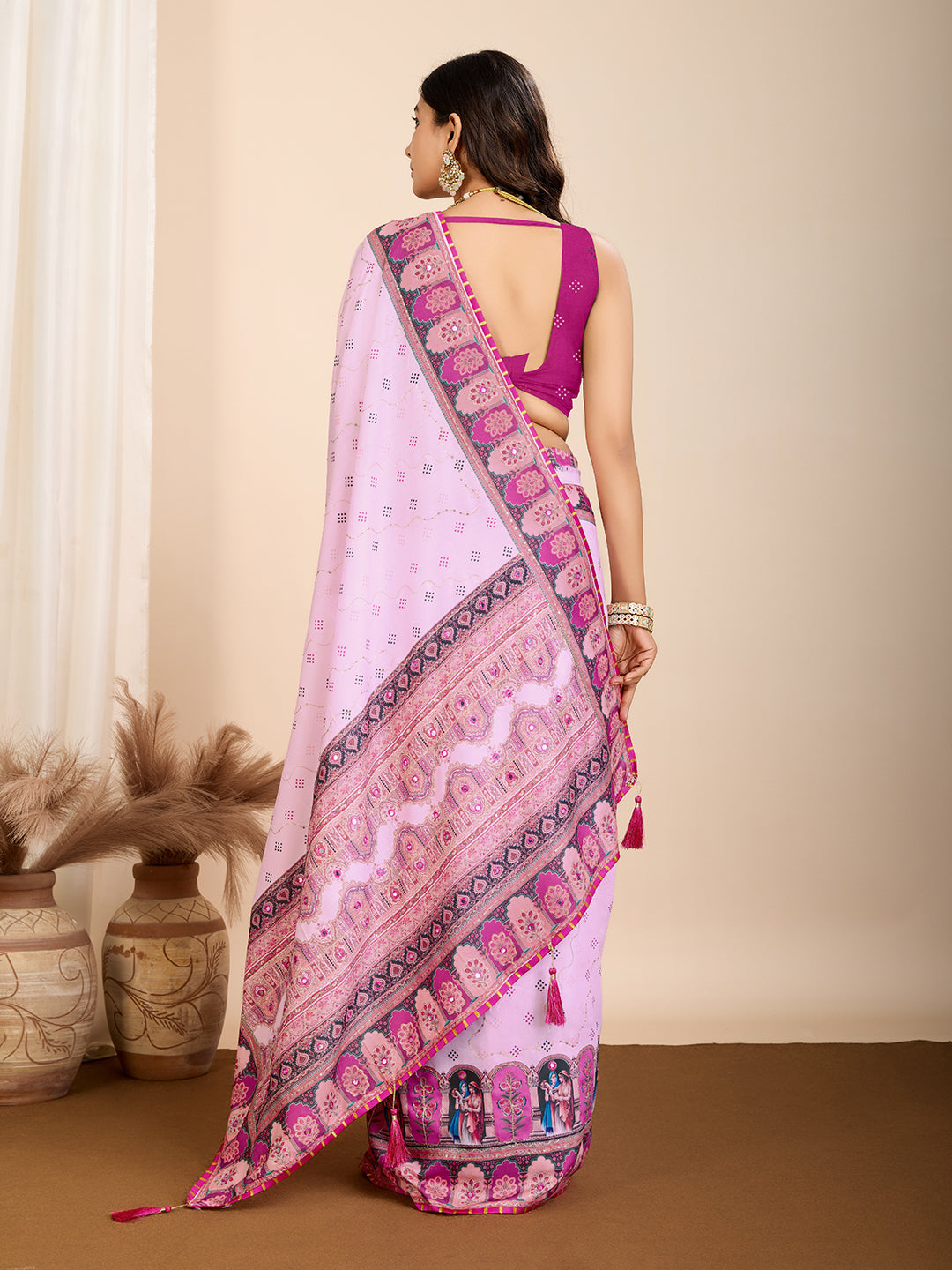 Stylish Digital Printed Saree | Muslin Cotton for Modern Ethnic Look