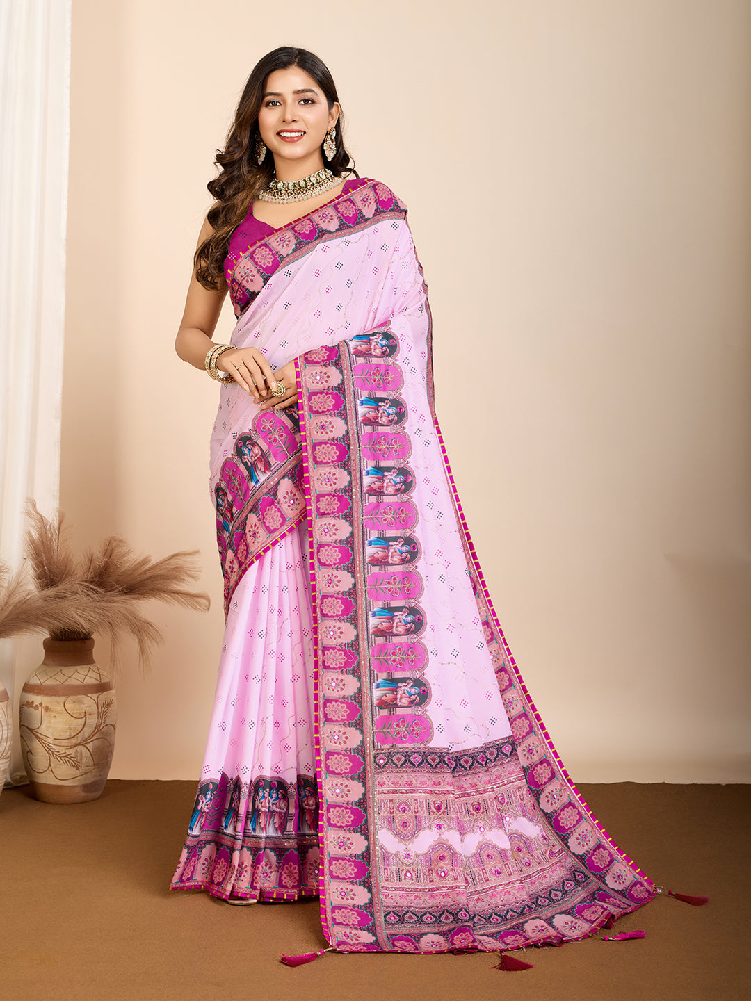 Stylish Digital Printed Saree | Muslin Cotton for Modern Ethnic Look