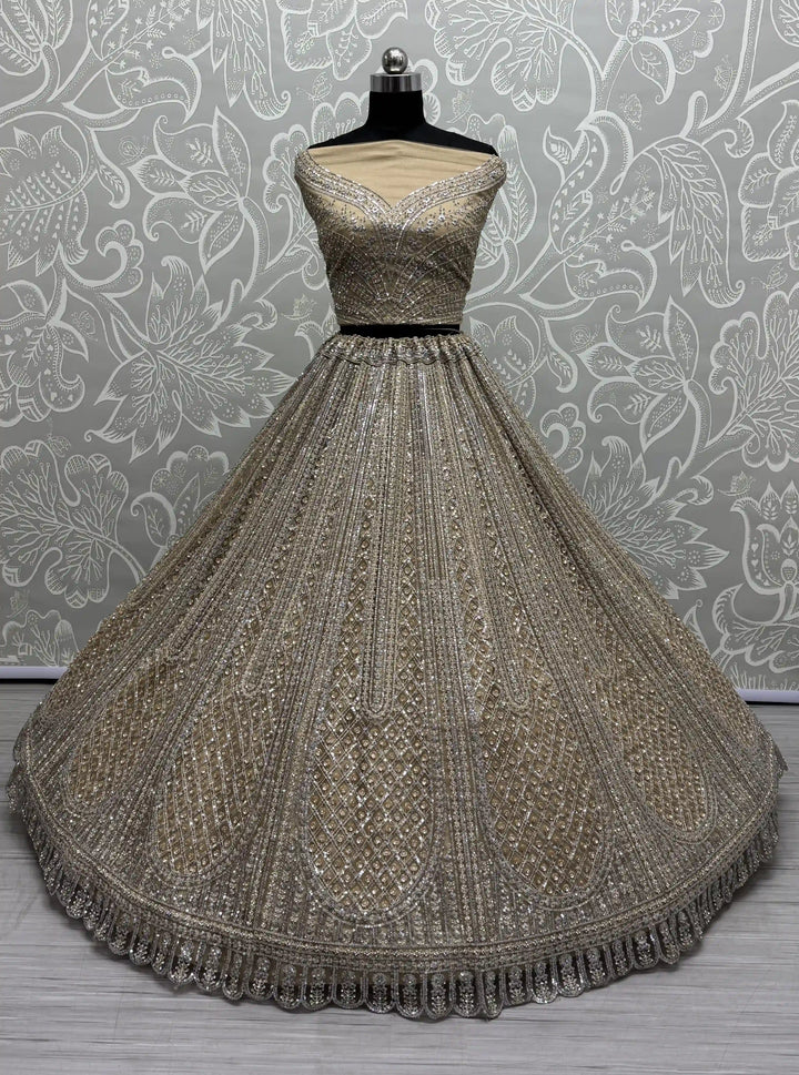 Designer Net Lehenga Choli | Heavy Embroidery Wedding & Bridal Look