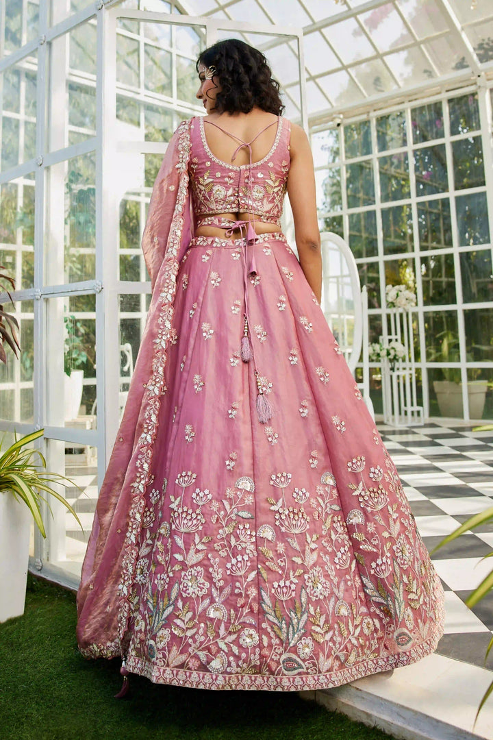 Fancy Designer Lehenga Choli | Heavy Embroidery Work Net Fabric Set