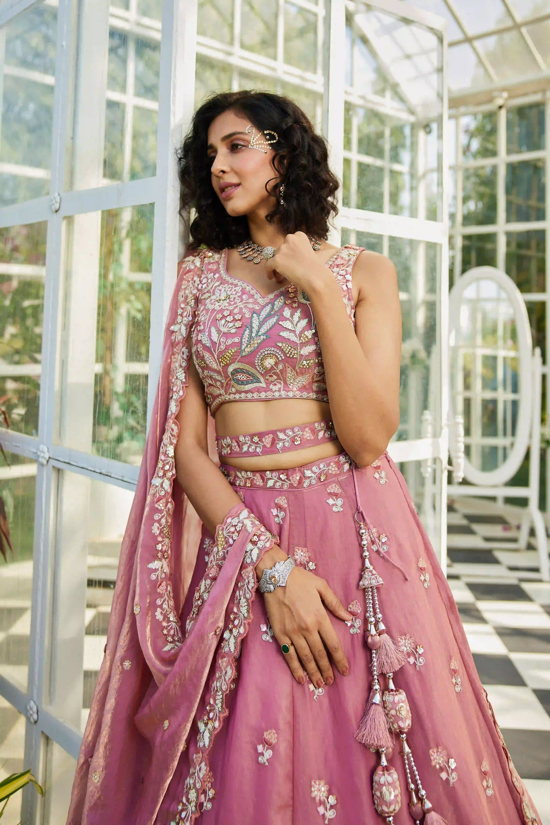 Fancy Designer Lehenga Choli | Heavy Embroidery Work Net Fabric Set