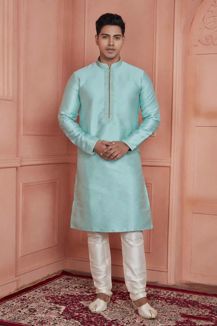 Men's Kurta Pajama Set | Jacquard Silk & Art Silk Traditional & Wedding Wear