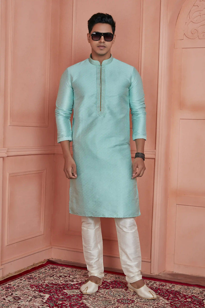 Men's Kurta Pajama Set | Jacquard Silk & Art Silk Traditional & Wedding Wear
