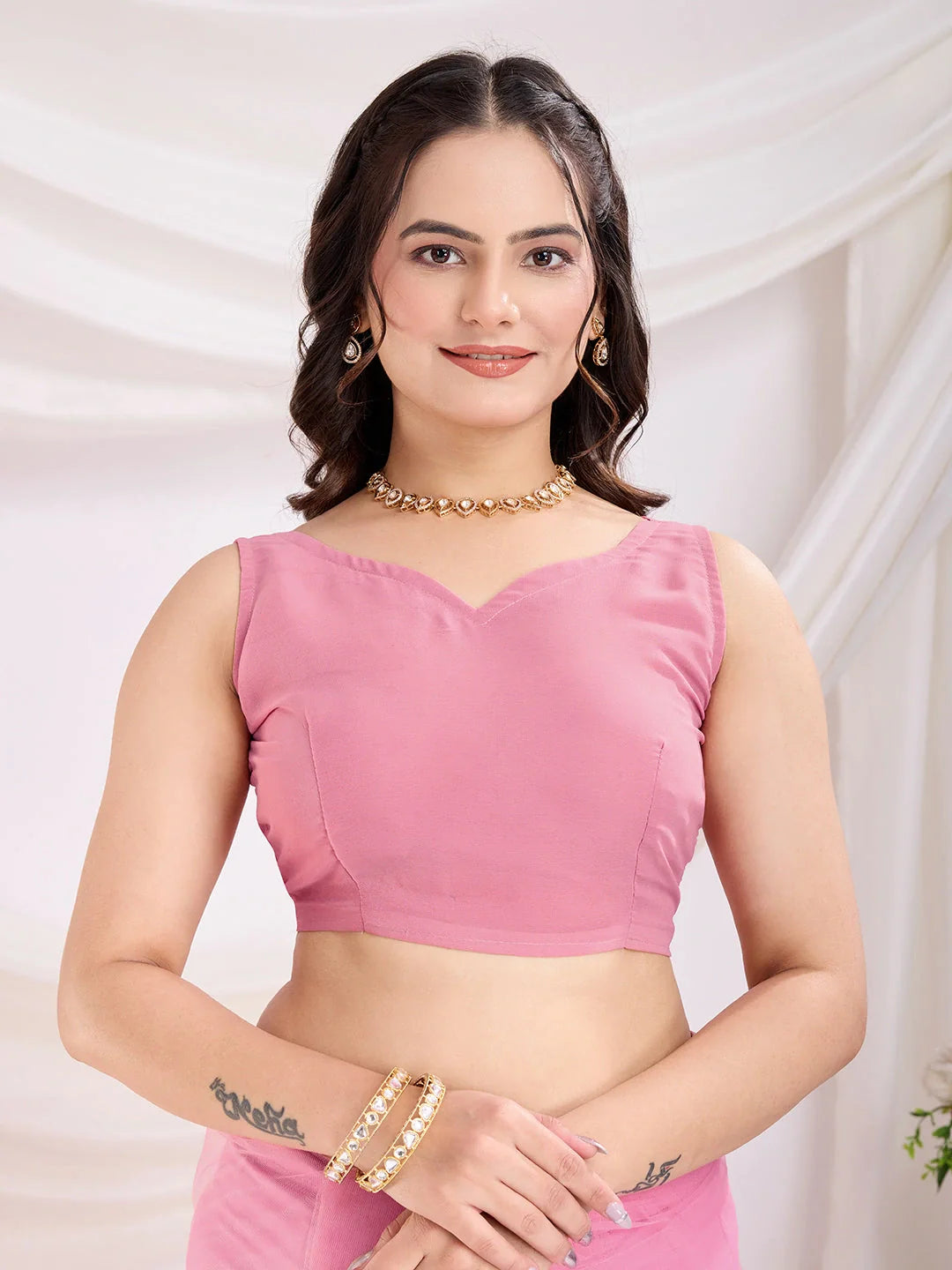Soft Net Party Wear Saree with Designer Thread Embroidery & Mono Banglori
