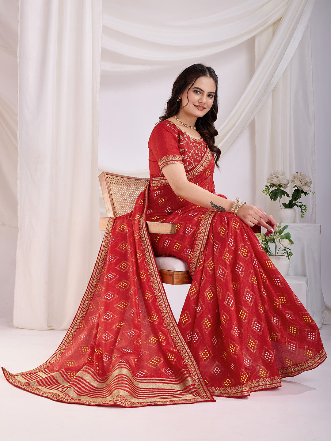 Opulent Grand Vichitra Silk  Saree | A Must-Have for Exclusive Festive Wardrobes