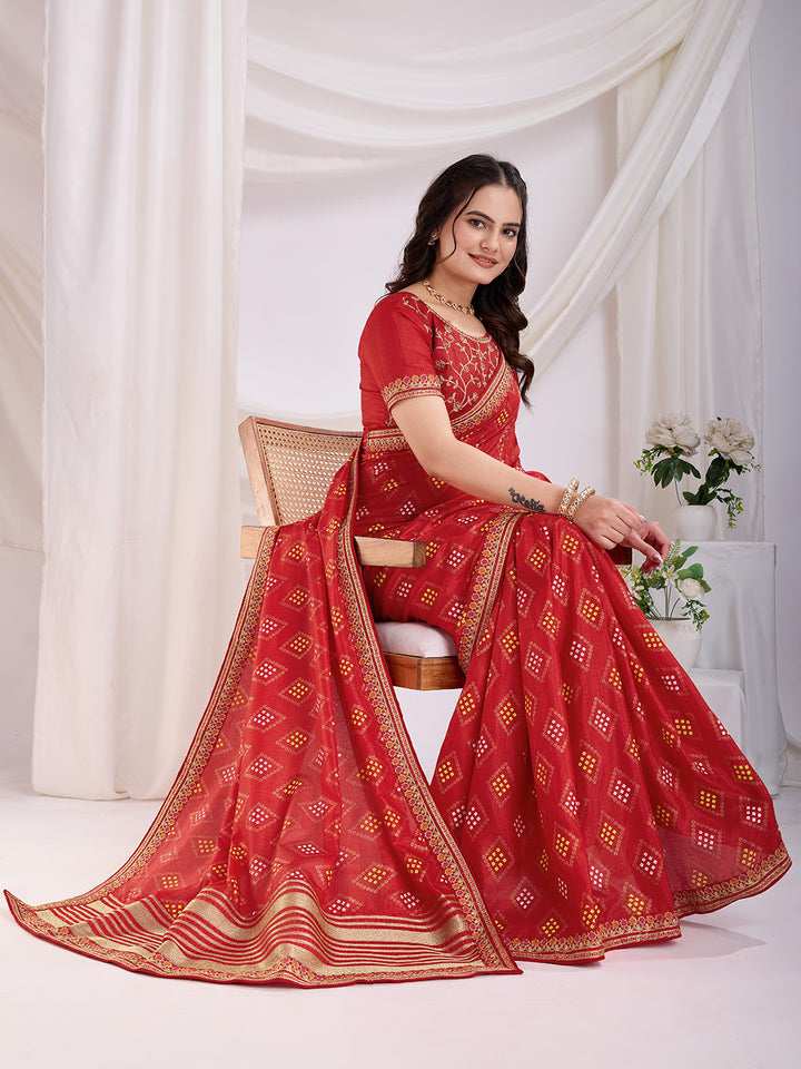 Opulent Grand Vichitra Silk  Saree | A Must-Have for Exclusive Festive Wardrobes