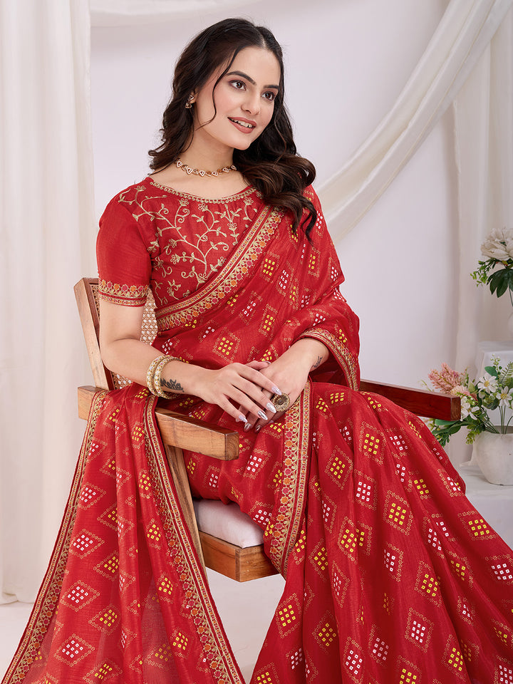 Opulent Grand Vichitra Silk  Saree | A Must-Have for Exclusive Festive Wardrobes